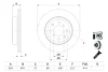Диск тормозной BOSCH 0986479E75 (фото 1)