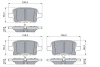 OPEL Тормозный колодки задние INSIGNIA B 17- BOSCH 0986424870 (фото 7)