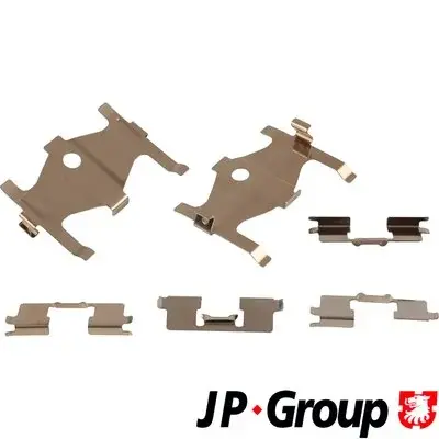 Установочный к-кт. торм. кол. HYUNDAI JP GROUP 3664003710 (фото 1)