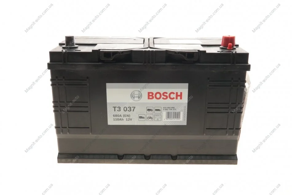 Аккумулятор Bosch 12В/110Ач/680А/28,58кг BOSCH 0 092 T30 371 (фото 1)