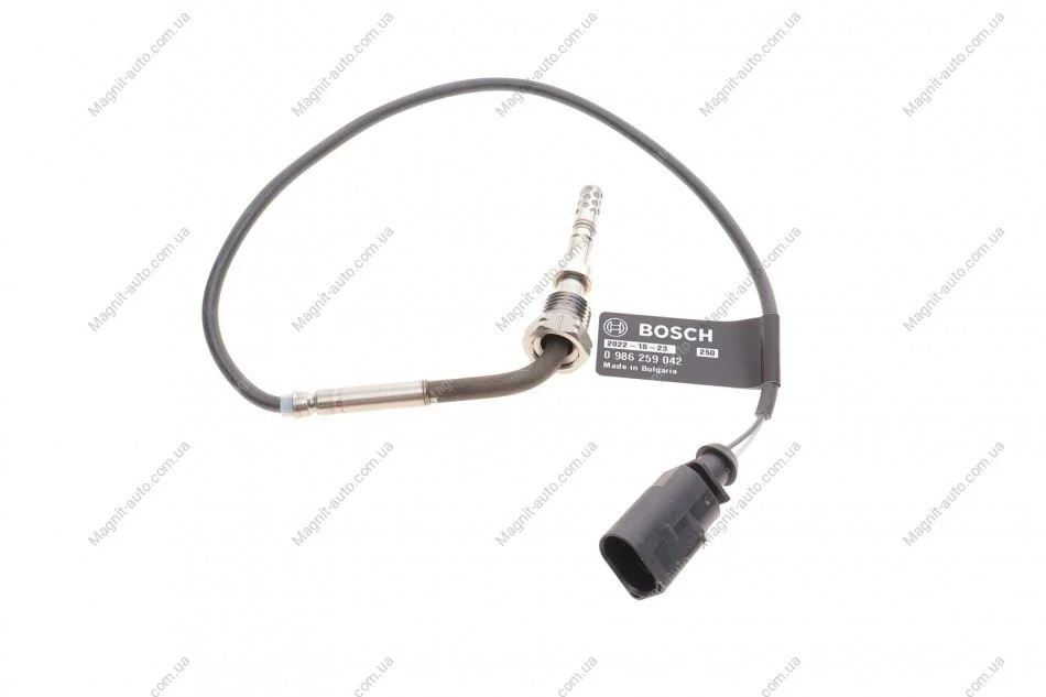 VW Датчик температури ОГ Touareg 3,0TDI 10-, AUDI A4/A5/A6/A7/A8/Q5/Q7 3,0TDI BOSCH 0986259042 (фото 1)