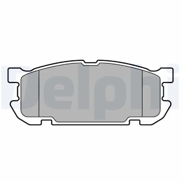 DELPHI MAZDA Тормозные колодки задн. MX-5 II 1.8 98- Delphi LP3690 (фото 1)