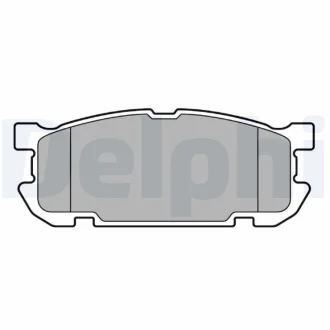 DELPHI MAZDA Тормозные колодки задн. MX-5 II 1.8 98- Delphi LP3690