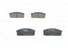 Тормозные колодки пер. NISSAN BLUBIERD 80- BOSCH 0986494530 (фото 3)