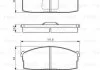 Тормозные колодки пер. NISSAN BLUBIERD 80- BOSCH 0986494530 (фото 9)