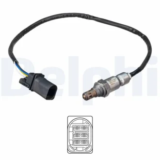 DELPHI AUDI Лямбда-зонд А3/А4/Q2 16-. SKODA, VW Delphi ES21056-12B1