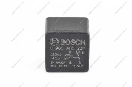 Реле, робочий струм BOSCH 0986AH0237