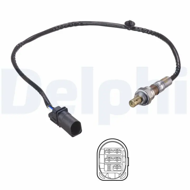 DELPHI FIAT Лямбда-зонд DOBLO 05- Delphi ES21179-12B1 (фото 1)