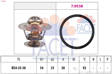 Термостат FACET 7.8279