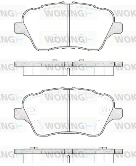 Гальмівні колодки перед. B-Max/Fiesta/Tourneo/Transit (12-21) WOKING P14143.00