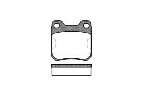 Гальмівні колодки зад. Opel Omega/SAAB 9-5 2.0-3.0 87-03 WOKING P3393.40