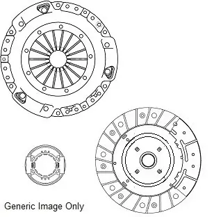 Комплект зчеплення Honda Civic IX/ CR-V IV/ HR-V 1.6i 13- NATIONAL CK10379 (фото 1)