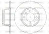 Гальмівний диск Lada 2101-2107 (252х10) WOKING D6156.00 (фото 1)