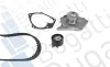 BUGATTI RENAULT К-кт ГРМ (помпа с прокл.+ремень+ролик) MEGANE II 05-08, NISSAN MICRA III 05-10, DACIA LOGAN 06-12 Bugatti KBU10209A (фото 1)