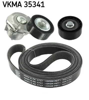 OPEL комплект поликлинового ремня (ремень+натяжитель+ролик) ASTRA J 1.7 CDTI 09- SKF VKMA 35341 (фото 1)