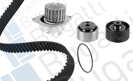 BUGATTI PEUGEOT К-кт ГРМ (ремень+ 2 ролика+ помпа) 106 98-04 Bugatti KBU7404B