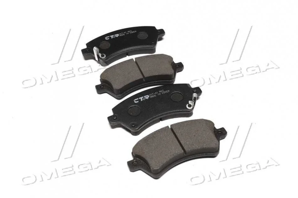 Колодки тормоза TOYOTA COROLLA (E11), COROLLA (E12U, E12J) передн. (произ-во) CTR GK1055 (фото 1)
