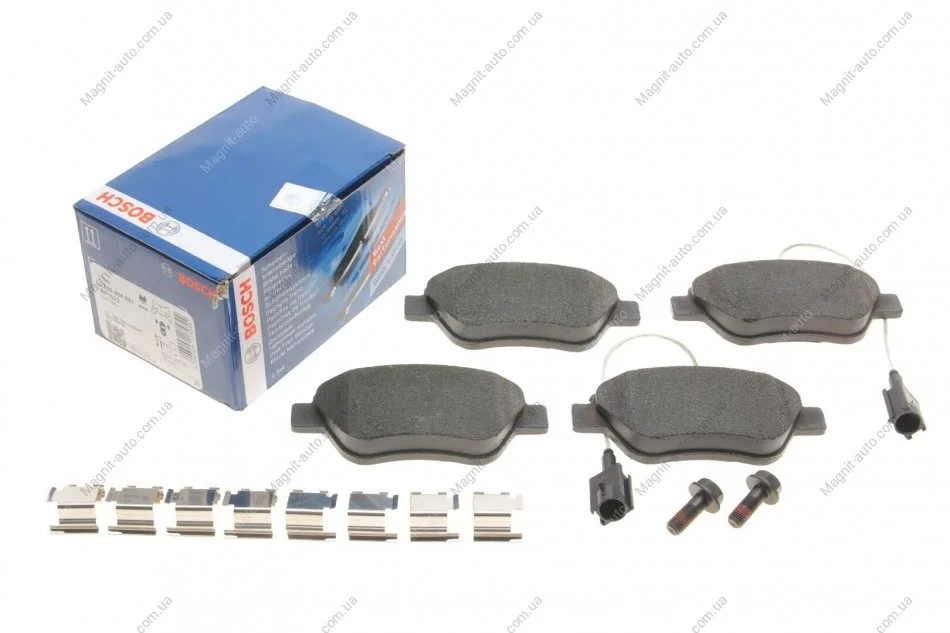 Колодки тормозные дисковые (комплект 4 шт.) BOSCH 0 986 494 881 (фото 1)