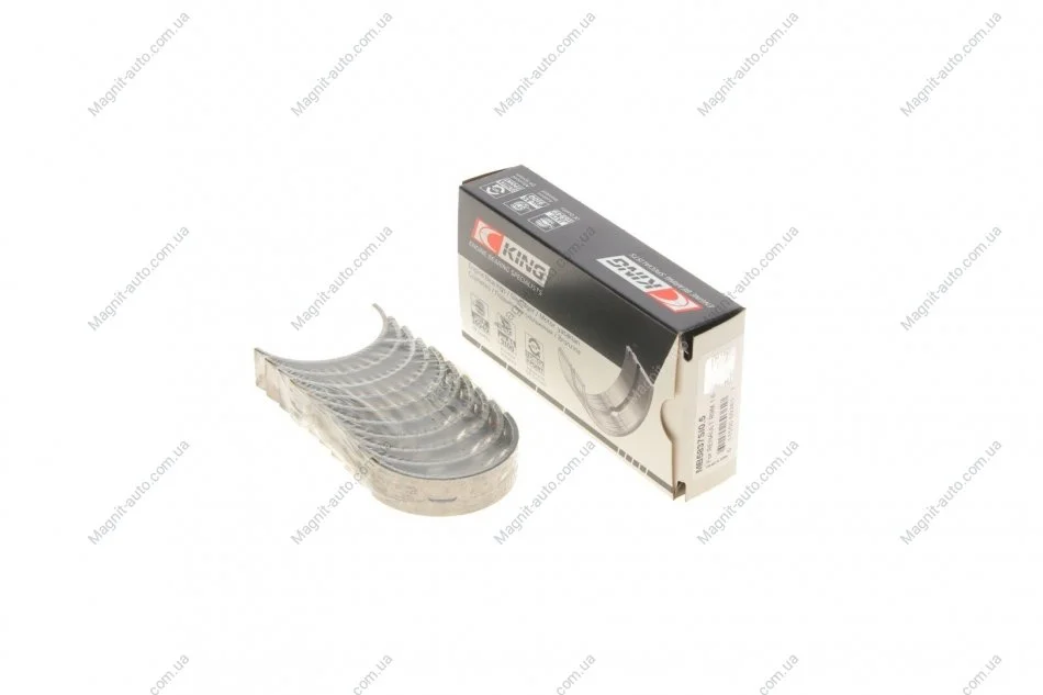 Подшипники скольжения коренные King MB5837SI0.5 (фото 1)