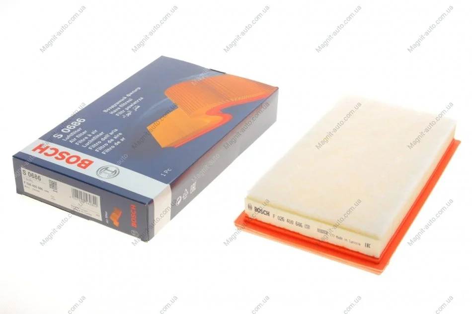 Повітряний фільтр BOSCH F 026 400 686 (фото 1)