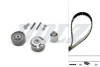 К-кт. ГРМ (рем.+3шт.ролика+крепление) AUDI 2,0TDI: A3/4/6 03- VW 2,0TDI: Golf V, Passat, Touran SKODA SEAT DOLZ SKD047 (фото 1)