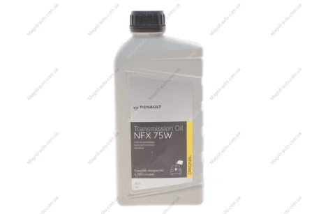 Трансмісійна олива NFX SAE 75W 1L RENAULT 7711945721