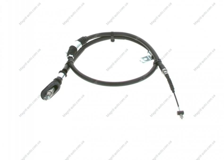 HYUNDAI Трос ручн.тормоза прав.Coupe 96- BOSCH 1987477743 (фото 1)
