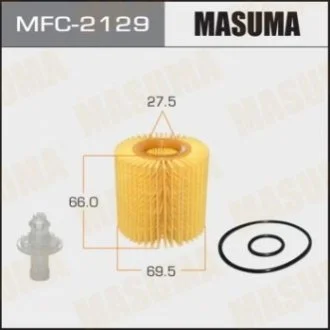 Фильтр масляный (вставка) Lexus NX200T (14-), RX 350 (08-)/ Toyota Camry (06-), Highlander (13-), RAV 4 (08-), Venza (09-) MASUMA Masuma MFC2129
