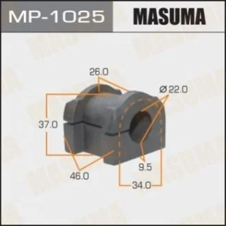 Втулка стабилизатора переднего Mitsubishi ASX (10-), Eclipse Cross (18-), Lancer (08-15), Outlander (08-) (Кратно 2 шт) Masuma MP1025