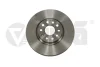 Диск тормозной передний (кратно 2) Skoda Octavia (04-13,13-)/VW Golf,Jetta (04-11),Passat (06-11)/Audi TT (07-15) VIKA Vika 66150291301 (фото 1)