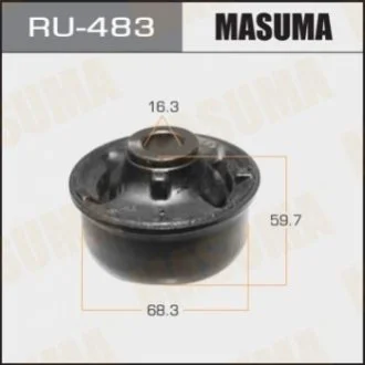 Сайлентблок переднего нижнего рычага задний Toyota Auris (06-12), Avensis (11-), Corolla (06-), Prius (09-15) MASUMA Masuma RU483