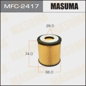 Фильтр масляный (вставка) Ford Focus (05-15), Mondeo (07-) D 2.0, 2.2/ Mazda 6 (02-10) 1.8, 2.0, 2.5 Masuma MFC2417 (фото 1)