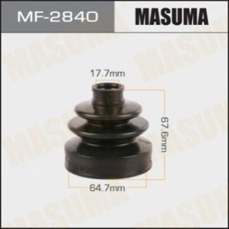 Пыльник ШРУСа заднего наружный Infinity QX50 (17-)/ Nissan Qashqai (06-), Rogue (14-), X-Trail (01-) Masuma MF2840 (фото 1)