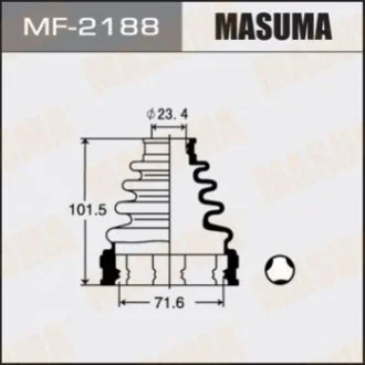 Пильовик ШРКШ внутрішнього Toyota Camry (01-11), Corolla (01-04), Highlander (00-07), RAV 4 (00-) (MF-2188) MASUMA Masuma MF2188