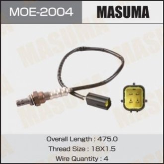 Датчик кислорода (лямбда-зонд) Infinity FX35 (06-12) / Nissan Qashqai (06-13), X-Trail (07-14) Masuma MOE2004 (фото 1)