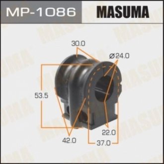 Втулка стабилизатора переднего Nissan Murano (12-16), Teana (08-12) (Кратно 2 шт) Masuma MP1086 (фото 1)