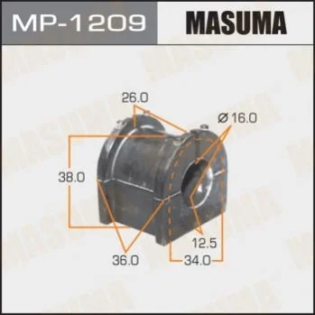 Втулка стабілізатора заднього (Кратно 2) Mitsubishi ASX (12-), Outlander (12-) (MP-1209) MASUMA Masuma MP1209 (фото 1)