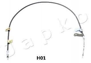 Трос стояночного тормоза Hyundai Matrix 1.5 CRDi, 1.6, 1.8 (01-10) 1712/1645 мм JAPKO 131H01
