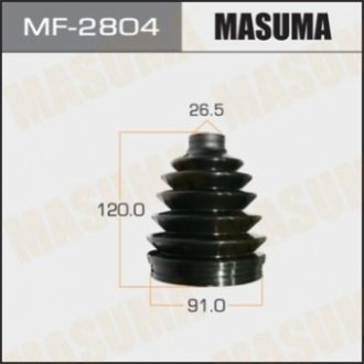 Пыльник ШРУСа наружного(пластик)+спецхомут Toyota Camry (06-11), RAV 4 (05-16) Masuma MF2804 (фото 1)