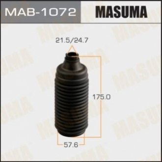 Пыльник амортизатора заднего (пластик) Subaru Legacy (00-09), Outback (00-09) Masuma MAB1072 (фото 1)