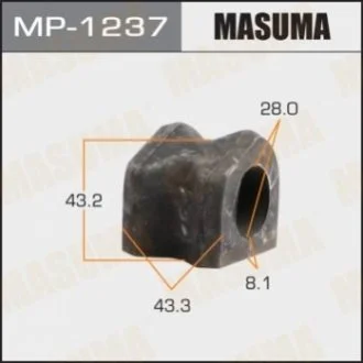 Втулка стабілізатора переднього (Кратно 2) Toyota Land Cruiser Prado (09-17) (MP-1237) MASUMA Masuma MP1237