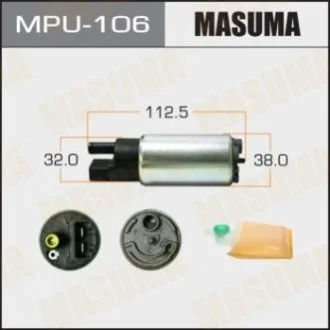 Бензонасос электрический (+сеточка) Mazda/ Mitsubishi/ Nissan/ Suzuki/ Toyota MASUMA Masuma MPU106