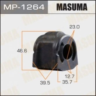 Втулка стабилизатора переднего Subaru Forester (12-), XV (12-) (Кратно 2 шт) Masuma MP1264 (фото 1)