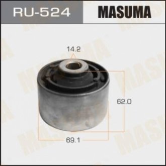 Сайлентблок заднего продольного рычага Nissan Qashqai (06-13), X-Trail (07-) Masuma RU524 (фото 1)
