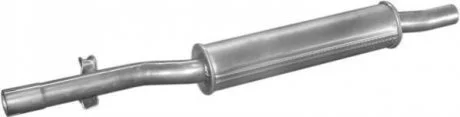 Глушник, алюм. сталь, середн. част. VW Caddy I 1.6 ; 1.6D 08/85-07/92 Polmostrow POLMOSTROW 30.52