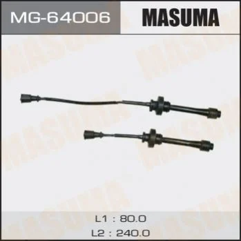Провід високовольтний (комплект) Mitsubishi Carisma 1.6, Lancer 1.8, 2.0 (MG-64006) MASUMA Masuma MG64006 (фото 1)