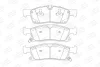 Колодки тормозные дисковые передние JEEP GRAND CHEROKEE IV (WK, WK2) CHAMPION 573459CH (фото 2)