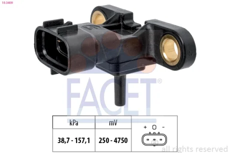 Датчик абсолютного тиску FACET 10.3409