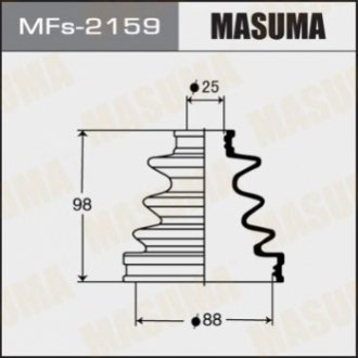 Пыльник ШРУСа наружного (силикон) Toyota Camry (01-05), Prius (09-15) Masuma MFs2159 (фото 1)