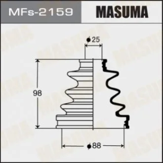Пильовик ШРКШ зовнішнього (силікон) Toyota Camry (01-05), Prius (09-15) (MFs-2159) MASUMA Masuma MFs2159